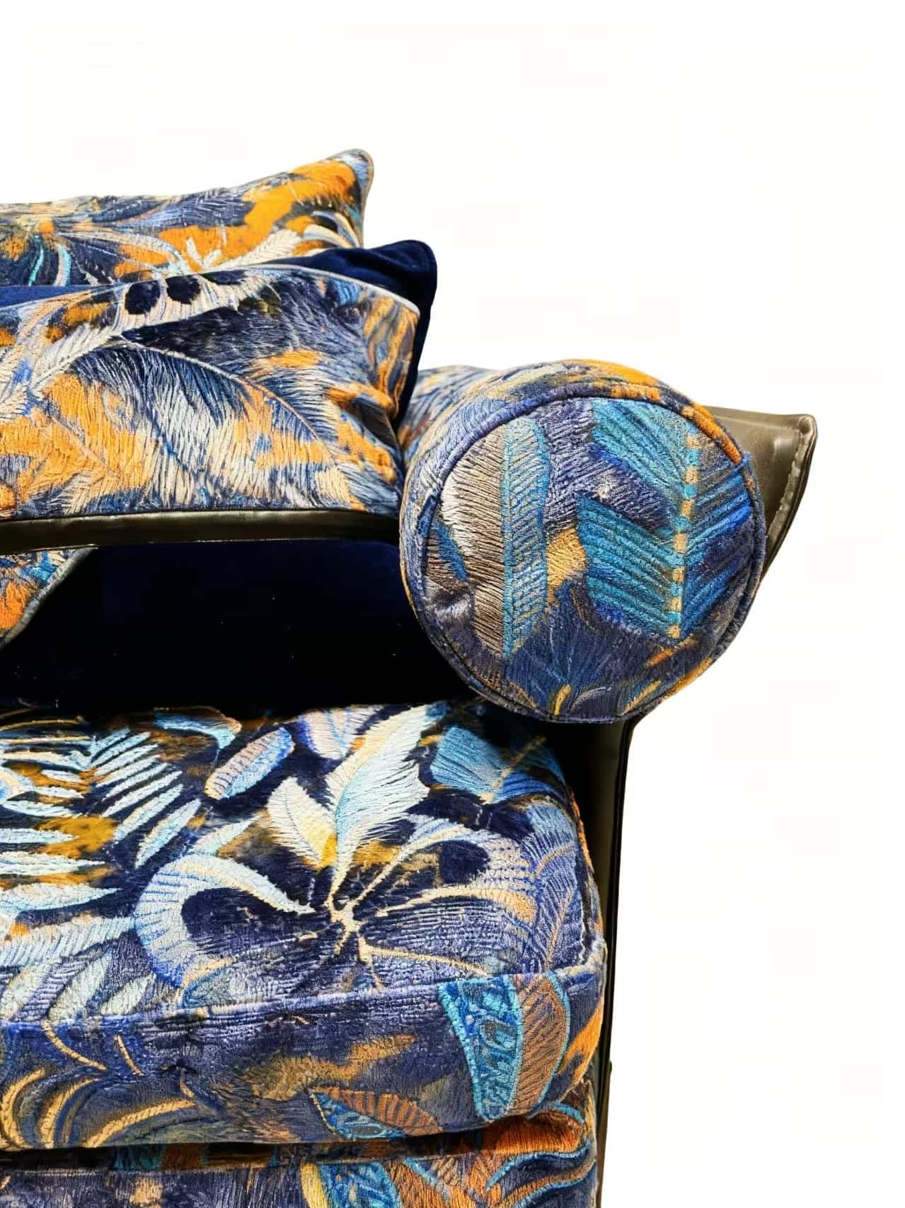 JBL Kain Beludru Jacqurard Kualitas Tinggi Mode Koleksi Baru Pola Hutan Hujan Gaya Morden Beludru Jacquard untuk Sofa